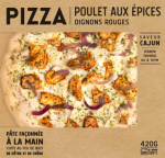 Pizza poulet cajun