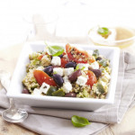 Salade Grecque ( Concombre, tomate, feta, boulgour )