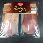 Bacon tranché