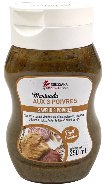 Marinade 3 Poivres